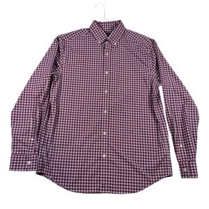 Vineyard Vines Performance Classic Fit Shirt Mens Medium Red Check Button Down